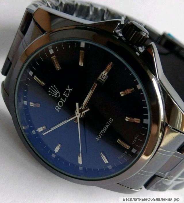 Новые часы ROLEX Automatic Black (механика)