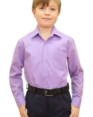 Стильные рубашки мальчика-подростка рукав длинный 38,39 Brostem