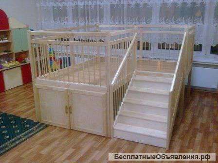 Игровая Веранда - манеж с дверками для детских садиков и домов ребенка