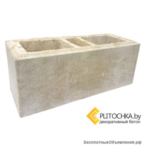 Блок заборный 500.200.200 мм