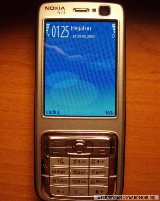 Новый Nokia N73 Black (Ростест, оригинал, Финляндия)