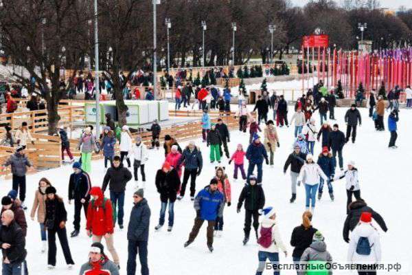 Обучение катанию на коньках