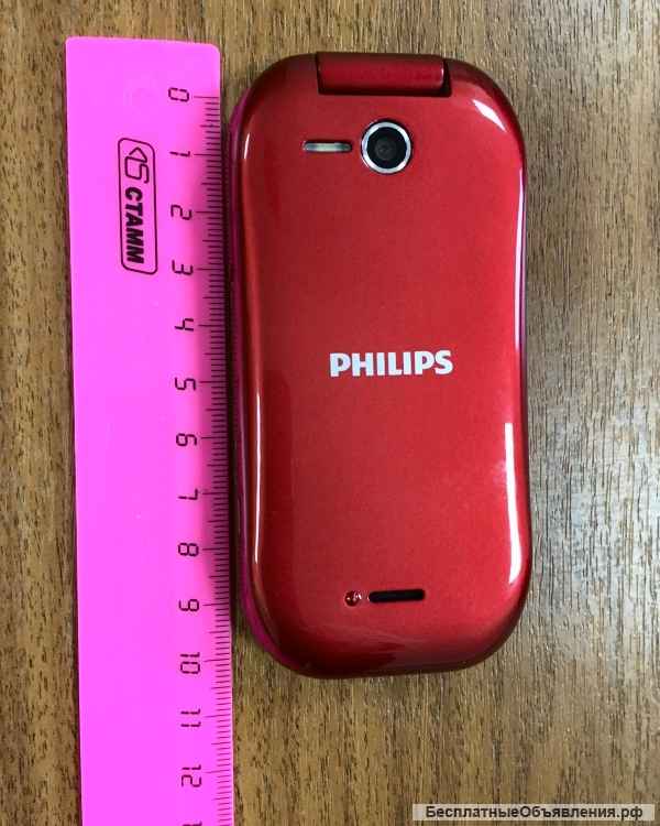 Мобильный телефон Philips E320 Red, поддержка 2sim-карт