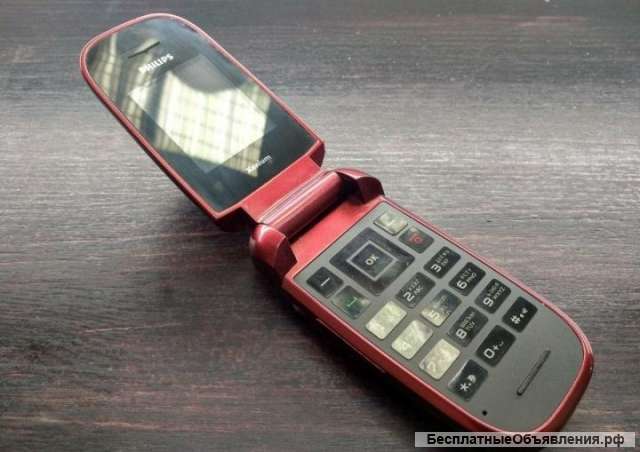 Philips Xenium X216 Dual Red (оригинал, 2-сим)