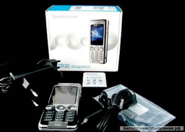 Sony Ericsson S302 Grey (оригинал, комплект)