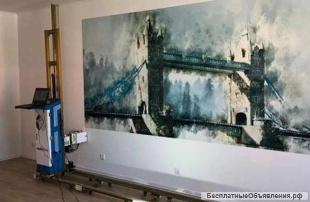 Интерьерная печать, роспись на стенах, принтером