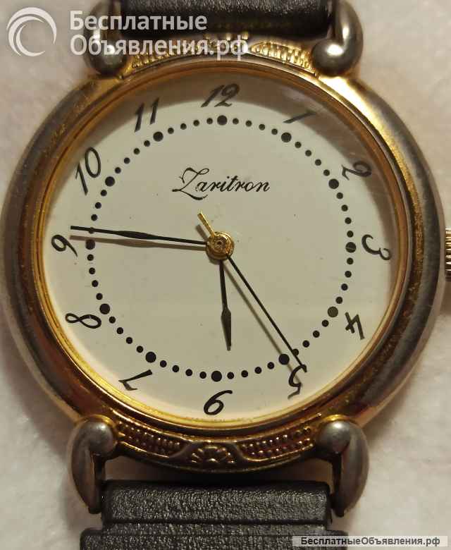 Часы наручные механика Zaritron на ходу, с новым ремешком