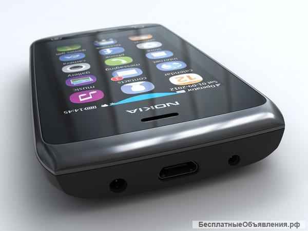 Nokia Asha 308 dual SIM (2-сим, комплект)