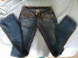 Джинсы True Religion (Оранжевая строчка)