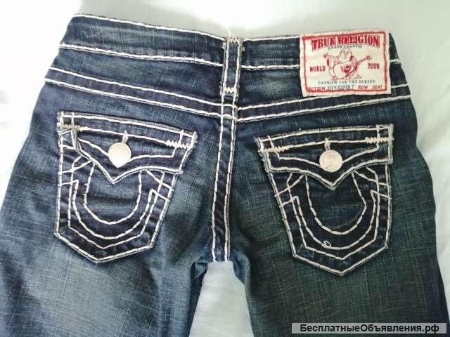 Джинсы True Religion (белая строчка)