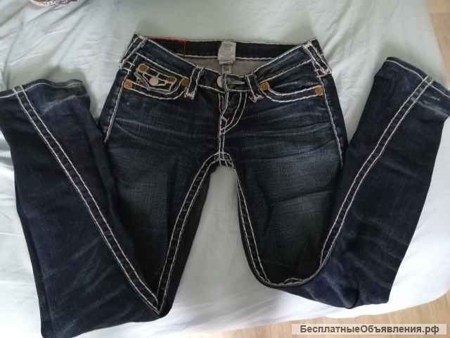 Джинсы True Religion (белая строчка)