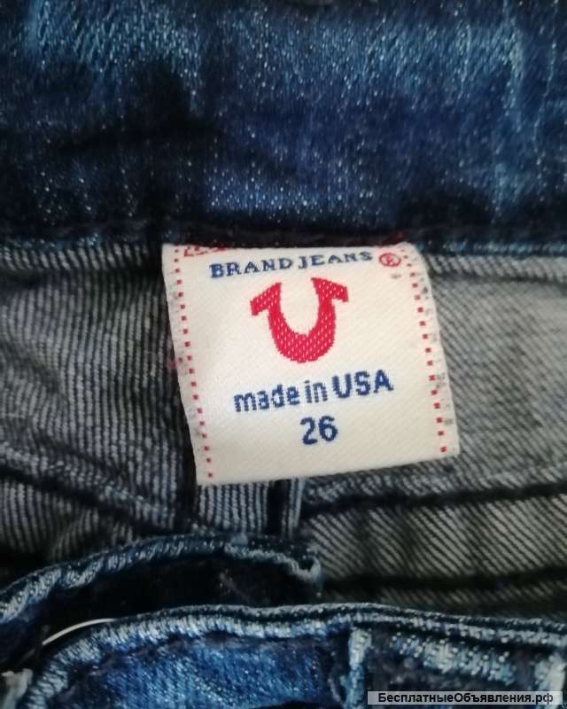 Джинсы True Religion (Черная строчка)