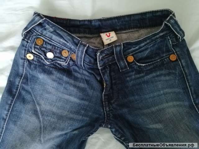 Джинсы True Religion (Черная строчка)
