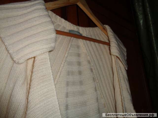 Кардиган женский. Цвет топленого молока. Латвия