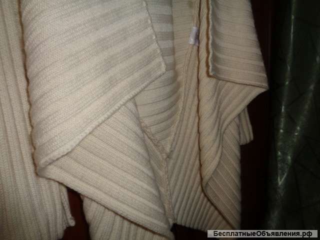 Кардиган женский. Цвет топленого молока. Латвия