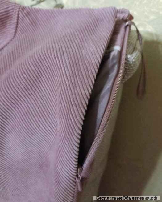 Юбка вельвет, размер 48 (L)