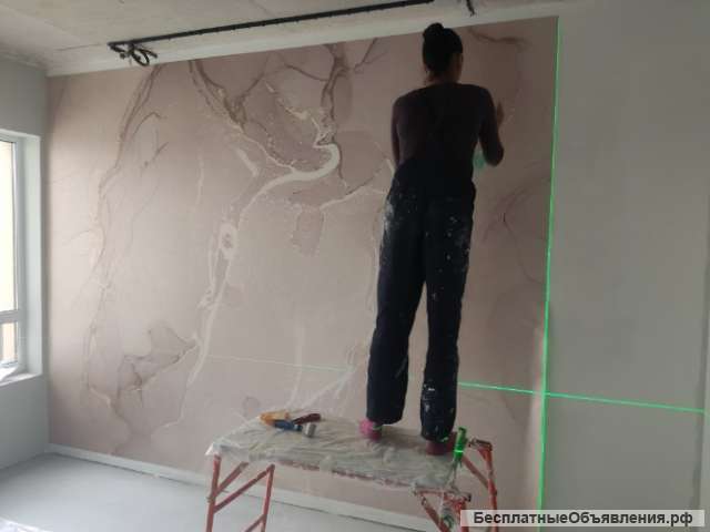 Малярка, шпаклёвка, обои, покраска