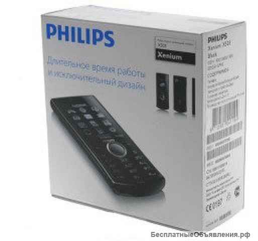 Philips X503 Black (оригинал, 2-сим, комплект)