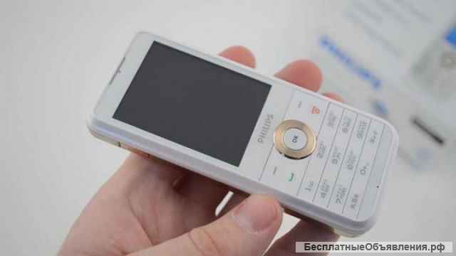 Philips Xenium F511 White (2-сим, оригинал)