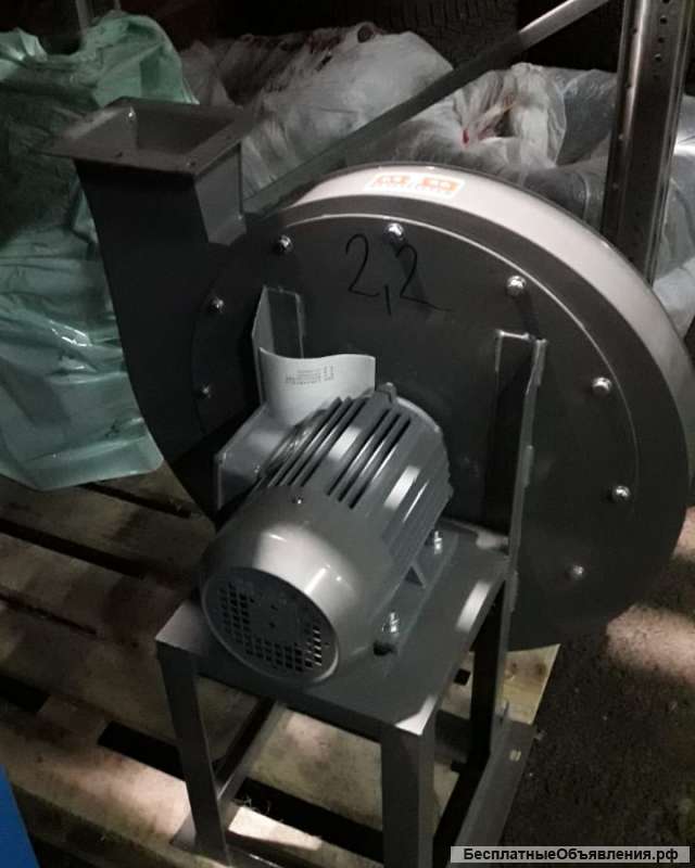 Вентилятор центробежный (мотор-улитка) Китай MU-2.2 H - на 2,2 кВт