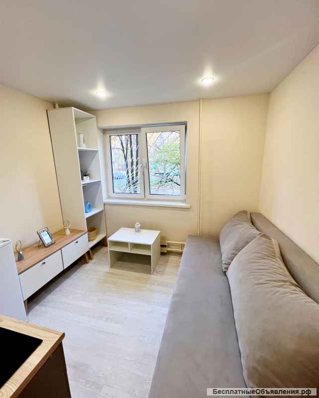 Квартира-студия 12 кв.м с мебелью в районе Люблино