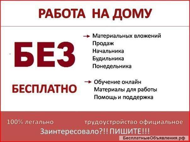 Менеджер в чат (удалённо)