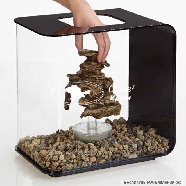 Аквариум с подсветкой, фильтром, аэратором. biOrb FLOW 15 LED white