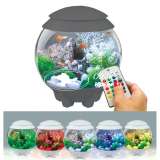 Круглый аквариум с цветной подсветкой, biOrb HALO 15 MCR grey