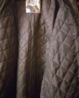 Куртка с цветным воротником, удлиненная, р.52-54, б.у, теплая