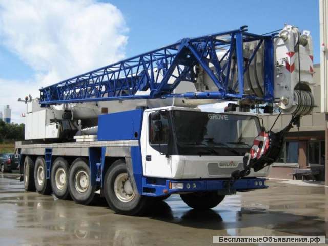 Аренда автокрана 130 тонн GROVE GMK 5130