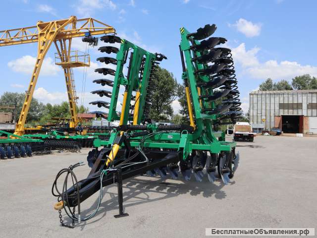 Борона Дисковая БД-10х2ПГ, складная, двухрядная