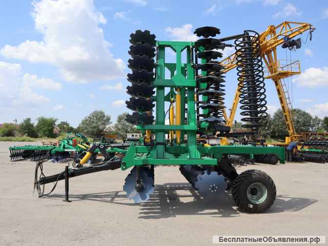 Борона Дисковая БД-10х2ПГ, складная, двухрядная