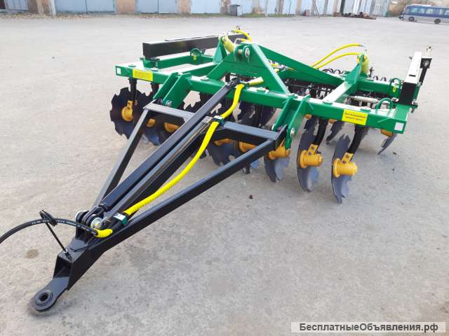 Борона Дисковая БД-2,7х2П, прицепная, двухрядная