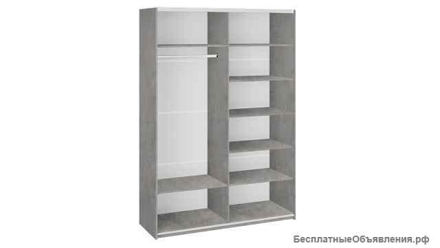 Шкаф-купе 2-х дверный «Траст» (2 зеркала)