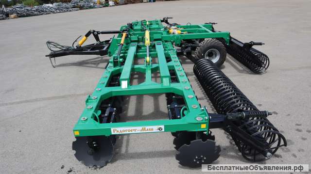 Борона Дисковая БД-10х2ПГ, складная, двухрядная