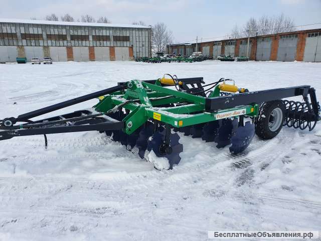 Борона Дисковая БД-2,7х2П, прицепная, двухрядная