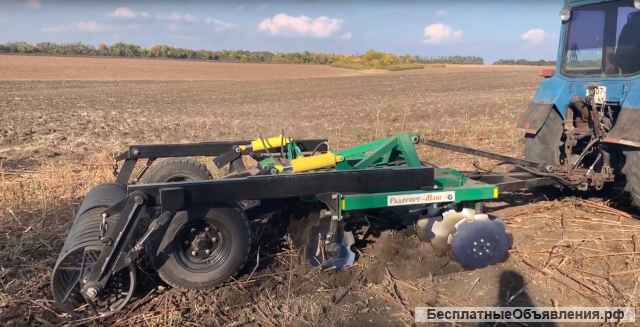 Борона Дисковая БД-2,7х2П, прицепная, двухрядная