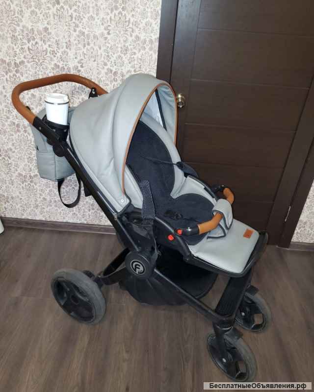 Verdi Коляска 3в1 в самом удачном цвете этой модели - серый