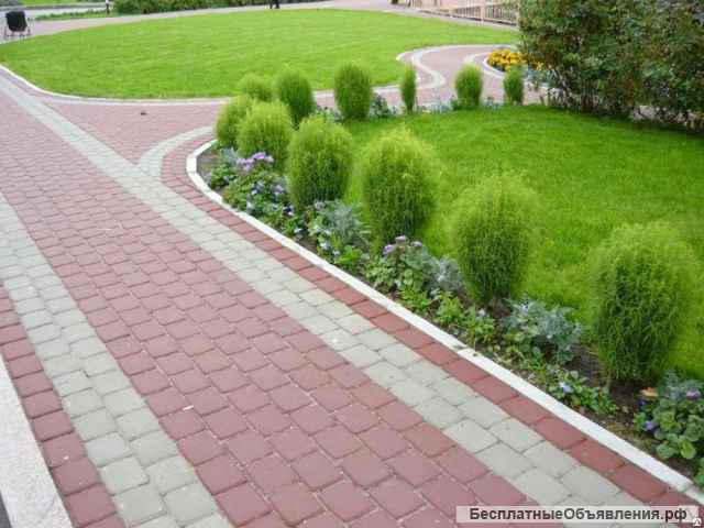 Укладка тротуарной плитки