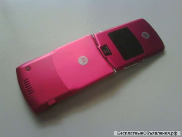 Motorola RAZR V3 Pink (оригинал, комплект)