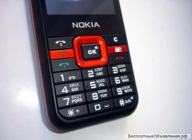 Nokia Xpress Music Black Red (3 сим-карты)