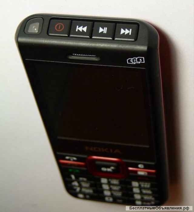 Nokia Xpress Music Black Red (3 сим-карты)