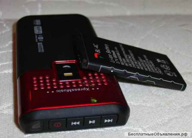 Nokia Xpress Music Black Red (3 сим-карты)