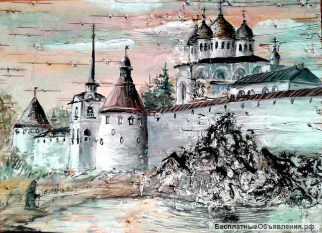 Рисуем на бересте в центре Москвы