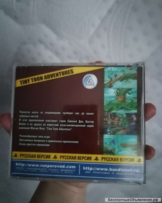 Tiny toon adventures kudos Sony PlayStation ретро игра продам