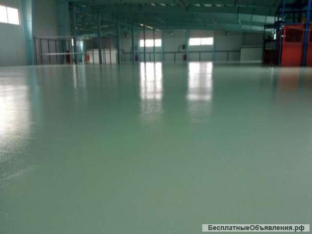 Полимерные и Бетонные полы профессионально в Москве и МО