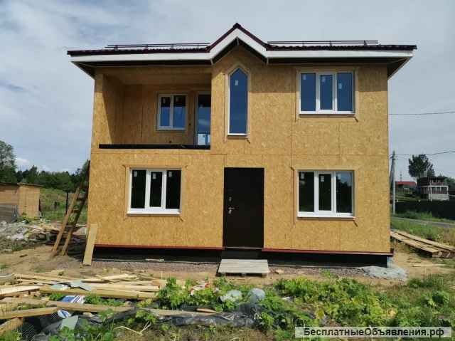 Загородний дом/дача в короткие сроки с отоплением, водой от 110 кв м