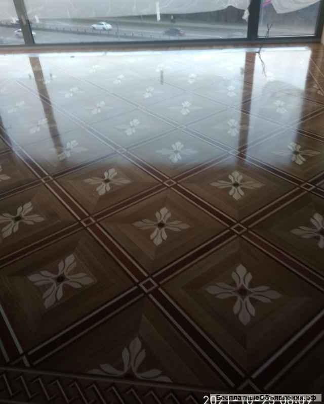 Укладка паркета, циклевка