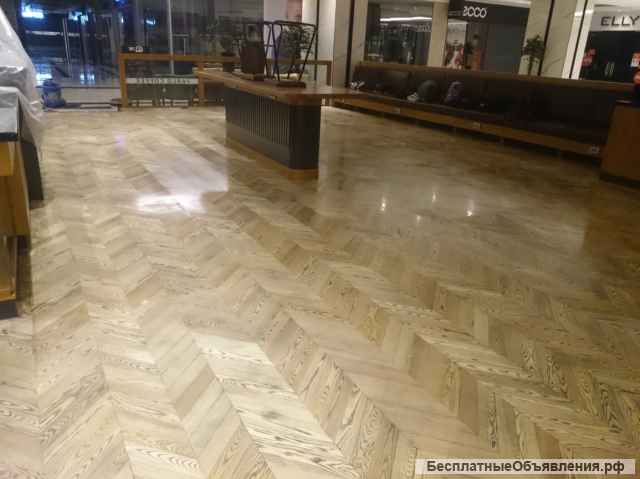 Укладка паркета, циклевка