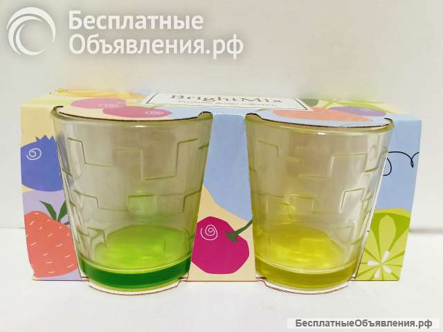 Стaканы BrightMix 250 мл. Лак Микс, 2 шт.